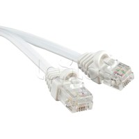 Патч-корд 6p4c телефонный, 1.5 м, белый Cabeus PC-TEL-RJ12-1.5m