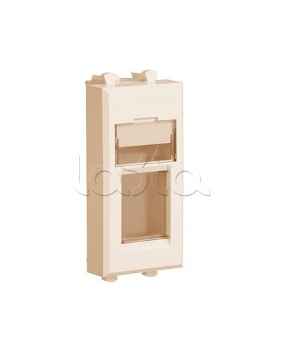 Адаптер для Keystone Ванильная дымка Avanti, 1 мод DKC 4405201 в Ангарске Аксессуары для стоек и шкафов Pintop.ru