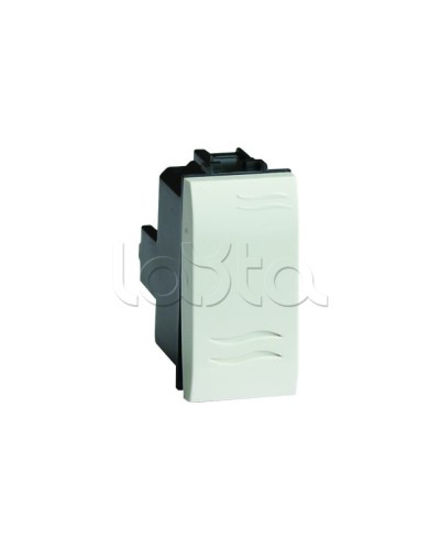 Выключатель, белый, 1мод. DKC (76001B) в Ангарске Аксессуары для кабель-канала Pintop.ru