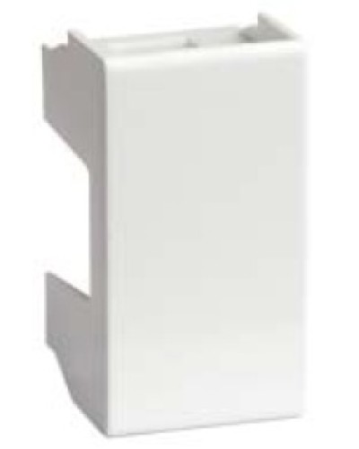 Заглушка на 1 модуль, «Viva», белая DKC 45016 в Ангарске Аксессуары для кабель-канала Pintop.ru