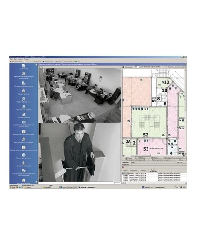 ПО Модуль Центральный пост PERCo-SM13 в Ангарске Сетевая СКУД Perco Pintop.ru