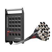 Кабель многожильный со сценической коробкой, с разъемами Roxtone+Neutrik ROXTONE STBN1204L25
