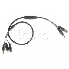 Кабель для передачи видео и питания с встроенным микрофоном SC&T AA001