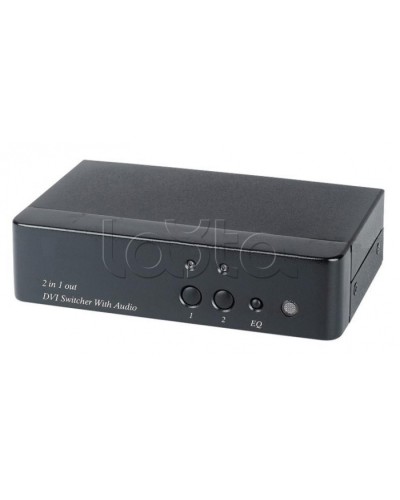 Коммутатор DVI и аудио сигналов SC&T DS02A в Ангарске Видеоусилители, Модуляторы, Делители Pintop.ru